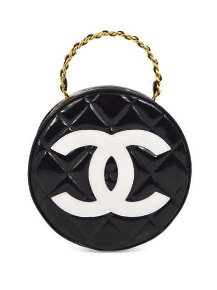 HOT SALE quilted CHANEL vanity Women bag 1995 top-handle 0403